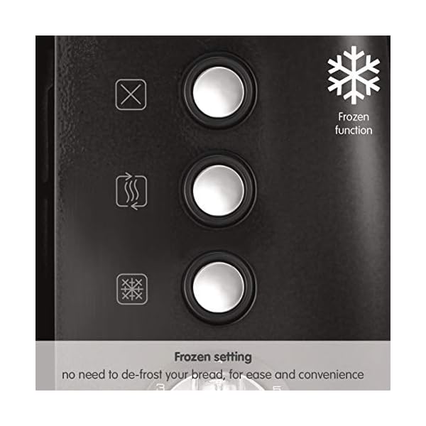 Morphy-Richards-Evoke-2-Slice-Toaster-224405-Black-Two-Slice-Toaster-Stainless-Steel-Black-Toaster Morphy Richards 224405 Evoke 2 Slice Toaster with 7 Variable Browning Settings, Removable Crumb Tray, Reheat, Frozen and…