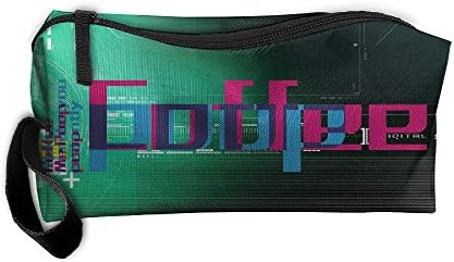HSs4AD Coffee Makes Me Poop- New Style Cosmetic Travel Toiletry Makeup Bag Portable Pouch Hanging Organizer Bag