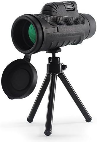 Banpow 10X42 Explorer High Power Prism Monocular for Adults with Monocular Holder Stand Kit - Waterproof Shockproof Scope for Bird Watching Hunting Travelling Wildlife Scenery