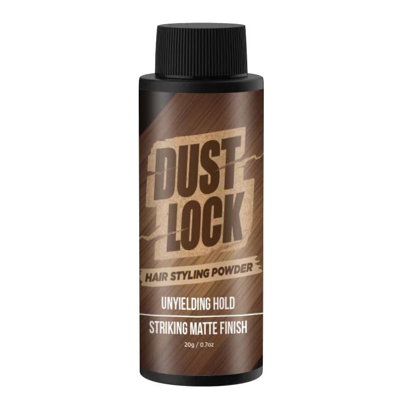 DustLock Hair Styling Powder - Precision Matte Finish, 24-Hour Strong Hold - Effortless Wash - 20g - Scentless