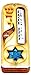IsraelInAmerica Car Mezuzah - Handmade in Israel Shaddai Star of David Wood and Gem Stone Design