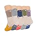 Jeasona (TM) Women's 5 Pairs Cute Dog Animals Cotton Crew Socks (Cute Animals)