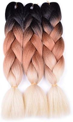 Jumbo Braiding Hair Black Brown Blonde 613 3pcs Jumbo Braid Hair