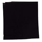 Iris Solid Color 100% Cotton All-Purpose Bandana Black (Size: 22