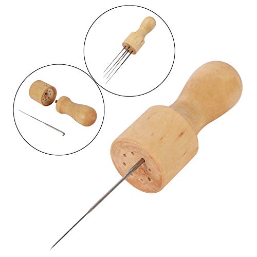 Needle Felting Kit - Needle Felting Needle - Wool Felt Tools - Felting Foam Starter kit Mat Awl Needles with Handy Case