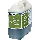 Ecolab 6102106 No Rinse Alkaline Commercial Floor Cleaner &ndash; 2.5 Gal | Fast Grease Removal | Biodegradable Quick-Drying Streak-Free | Safe on Grout | Ideal for Linoleum Vinyl Tile &amp; Concrete Floor