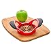 16-Blade Apple Slicer Corer Cutter Wedger Divider by Alpha & Sigma - [Includes Free eBook] - Ultra Sharp Stainless Steel Blades & Ergonomic Rubber Grip Handle