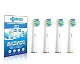 Premium Oral-B Floss Action Generic Replacement Toothbrush Heads (4)