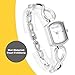 Wrist Watch Dictac Female Analog Silver Chain Casual Dress Watch