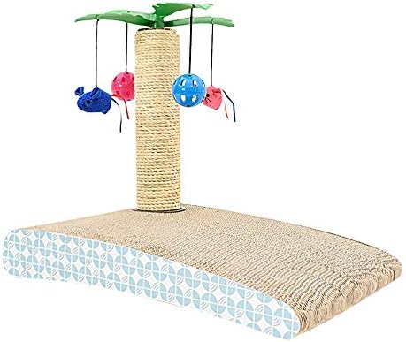 Jiahui Arbre A Chat Creatif En Forme D Ile De Coco Avec Boule A Suspendre Amazon Fr Animalerie