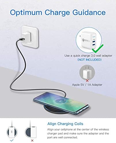 15W Wireless Charger Fast Charging Pad Slim for V60, V50S, V50 - Main Image