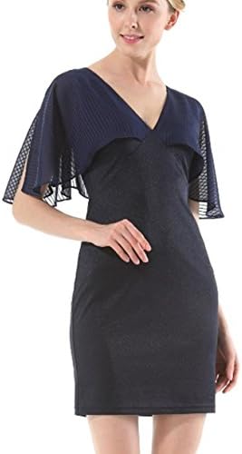 Lace Dress Women's Vintage 1/2 Sleeve V Neck Cocktail Formal Swing Dress