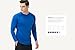 Tesla TM-MSS03-CHC_X-Large Men's UPF 50+Swim Shirt Loose-Fit Swim Long Sleeve Tee Rashguard Top MSS03
