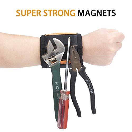 2 Pack Magnetic Wristband Holding Screws,WERTIOO Magnetic Screw Holder With Strong Magnets for Best Unique Christmas Gift for Men, DIY Handyman, Father/Dad, Husband, Boyfriend, Him, Women  - Thumbnail 6