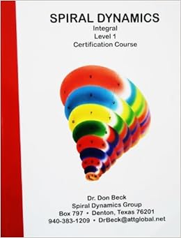 Spiral Dynamics Integral Level 1 Certification Course