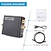 ZEXMTE Digital to Audio Converter Digital Optical Toslink Coaxial Inputs to RCA Audio Adapter and AUX 3.5mm Headphone Outputs Optical Toslink Cable Included