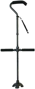 Amazon Co Jp ウォーキングスティック 松葉杖 シニアベビーベッド軽量の杖は 腰痛と虚弱な脚を持つ高齢者のためのスポンジハンドル付きのシンプルで調整可能なウォーキングスティックで出入りを助けます スポーツ アウトドア