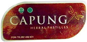 Capung Herbal Pastilles 7 Gram, 2 Slide Box