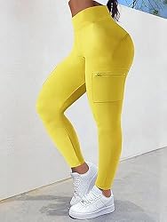 Flamingals Butt Lifting Leggings with Flap Pockets