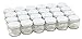 Pinnacle Mercantile 2 oz Glass Jars Containers Spice Straight Sided with White Metal Lids 24 ct case