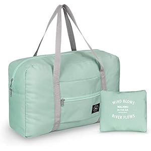 HILLWILL Exclusie Foldable Luggage Travel Duffel Bag for Sports, Gym, Vacation Women’s & Men’s Water Resistant Nylon…