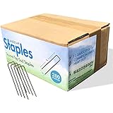 Sandbaggy 200-Pack 6 inch Landscape Staples - Great for Securing Landscape Fabric, Ground Cover or Drip Irrigation Tubing