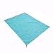 COSOON Beach Mat Sand Proof Rug Picnic Blanket - Sand Dirt & Dust disapper! - Fast Dry, Easy to Clean Perfect for The Beach, Picnic, Camping, Outdoor Events (Blue, 79' x 79' in)