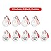 MyMealivos Festive Boozeballs Fillable Christmas Baubles, Medium, Clear(Round)…