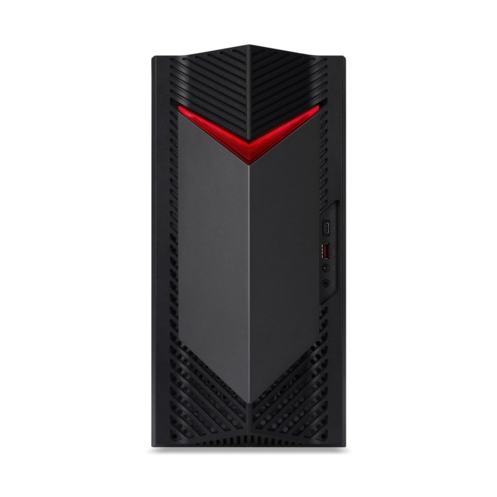 Acer Nitro 50 N50-656, Gaming-PC (Intel Core i7-14700F, 16 GB RAM, 1024 GB SSD, NVIDIA RTX 3050, WLAN, HDMI, ohne Betriebssystem), Schwarz