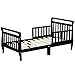 Dream On Me Classic Sleigh Toddler Bed, Black