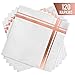 Fanxyware Rose Gold on White Cocktail Napkins - 100 Pack, 5