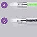 DDLBiz 1Pcs Pencil Strass Nail Art Brush Nail Silicone Brushes With Acrylic Strap