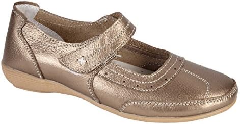Womens Ladies Touch and Close Mary Jane Casual Flats Shoes Very Berry UK 3 4 5 6 7 8 White Bronze Navy Lime Comfort Leather