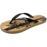 MISTMANIA Summer Women's Black Slippers Outdoor &amp; Indoor Sandals Mix Flip Flops 5 M US