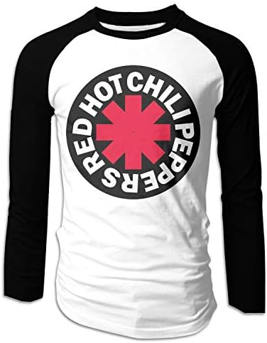 Red Hot Chili Peppers Men's Gamer Long Sleeve Baseball T-Shirts Raglan Tee Shirt
