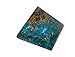 Jet Blue Chakra Orgone Pyramid Free Booklet Jet International Crystal Therapy Crystal Gemstones Copper Metal Mix Rare Healing Positive Energy