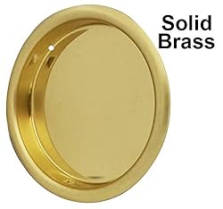 QCAA Solid Brass Finger Pull, 2-1/8", Polish