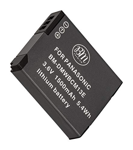 BM Premium DMW-BCM13E Battery for Panasonic Lumix DC-TS7, DMC-FT5A, LZ40, TS5, TS6, TZ37, TZ40, DMC-TZ41, DMC-TZ55, DMC-TZ60, DMC-ZS27, DMC-ZS30, DMC-ZS35, DMC-ZS40, DMC-ZS45, DMC-ZS50 Digital Cameras