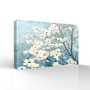 Wall26-Canvas Wall Art-Classcial Flower and Bird Painting-Giclee Painting Wall Art for Bedroom Living Room Home Decoration - 12x18 inches