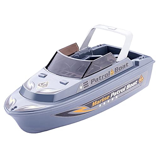 Speed Boat Water Toy, Electric Patrol Boat Coast Guard Vessel Toy