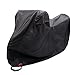 Ohuhu Motorcycle Cover, Waterproof DTY & 300D Oxford, Anti-theft 4 Lock-holes Design, 2 Air Vents, Durable & Tear Proof