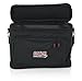 Gator Cases Padded Nylon Carry Bag for Single Wireless Microphone System, Live-in Style Holds Reciever, Body Pack, and Microphone with Antenna Access (GM-1W)