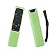 SIKAI Silicone Remote Case for Samsung BN59-01259B BN59-01259E BN59-01260A Smart TV Remote Battery Cover Shockproof Remote Skin Holder Anti-Slip Anti-Lost with Remote Loop (Glow in Dark-Green)