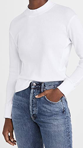 1 Monrow+Womens+Sleeve+Thermal+White