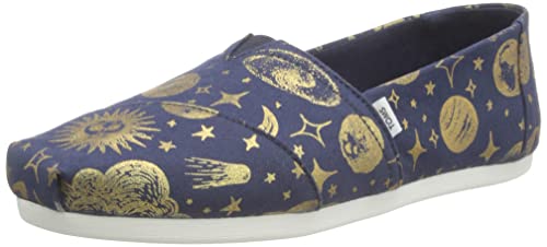 TOMS Alpargata CloudBound Navy/Gold Foil Celestial 5.5 B (M) at Amazon
