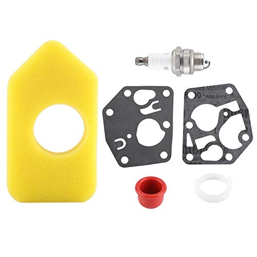 Carburetor Diaphragm Gasket Air Filter Spark Plug Kit for Small Engines Replace 281028 495770 795083 694394 494408