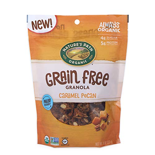Nature's Path Caramel Pecan Grain-Free Granola, Healthy, Organic, 8 Ounce Bag (Pack of 6)