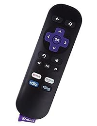 smartby Nueva IR sustituye Mando a Distancia para Roku 1, 2, 3, 4 HD Lt XS XD Express Roku Roku Premiere con 4 canales Atajo botones: Netflix Radio Sling , No Soporte para Stick o Roku Roku TV
