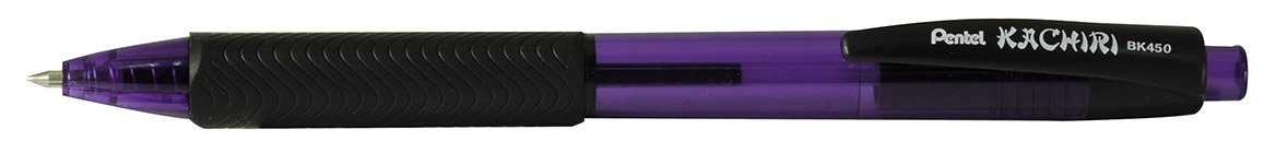 Pentel Kachiri Retractable Ball Pen - Violet