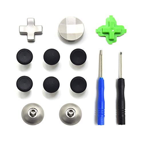 TOMSIN® Metal Joysticks Thumbsticks for Xbox one Controller, T8 Screwdrivers